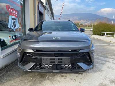 Hyundai Kona 1.0 T-GDI Hybrid 48V iMT NLine Grigio usata Pinerolo