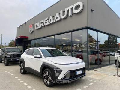 Hyundai Kona 1.0 T-GDI Hybrid 48V iMT XLine Bianco usata Pinerolo