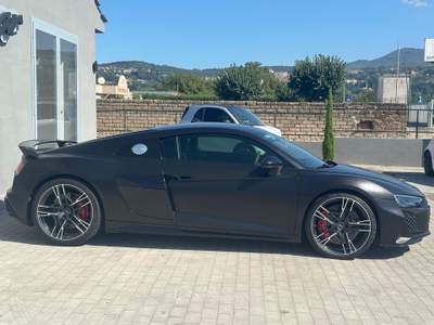 Audi R8 Coup&eacute; 5.2 FSI quattro S tronic plus PERFORMANCE - PRONTA CONSEGNA - TAGLIANDI CERTIFICATI - CARBONIO Nero usata ARICCIA