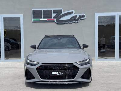 Audi RS 6 RS6 RS 6 Avant 4.0 TFSI V8 quattro HUD/305KmH/CARBOCERAMICA/PANO/5.480KM/ PRONTA CONSEGNA/IVA ESPO Grigio usata ARICCIA