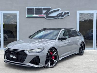 Audi RS 6 RS6 RS 6 Avant 4.0 TFSI V8 quattro HUD/305KmH/CARBOCERAMICA/PANO/5.480KM/ PRONTA CONSEGNA/IVA ESPO Grigio usata ARICCIA