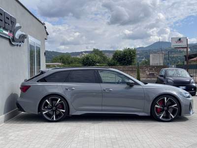 Audi RS 6 RS6 RS 6 Avant 4.0 TFSI V8 quattro HUD/305KmH/CARBOCERAMICA/PANO/5.480KM/ PRONTA CONSEGNA/IVA ESPO Grigio usata ARICCIA