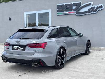 Audi RS 6 RS6 RS 6 Avant 4.0 TFSI V8 quattro HUD/305KmH/CARBOCERAMICA/PANO/5.480KM/ PRONTA CONSEGNA/IVA ESPO Grigio usata ARICCIA
