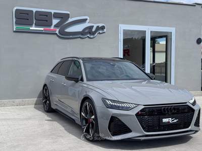 Audi RS 6 RS6 RS 6 Avant 4.0 TFSI V8 quattro HUD/305KmH/CARBOCERAMICA/PANO/5.480KM/ PRONTA CONSEGNA/IVA ESPO Grigio usata ARICCIA