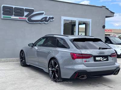 Audi RS 6 RS6 RS 6 Avant 4.0 TFSI V8 quattro HUD/305KmH/CARBOCERAMICA/PANO/5.480KM/ PRONTA CONSEGNA/IVA ESPO Grigio usata ARICCIA