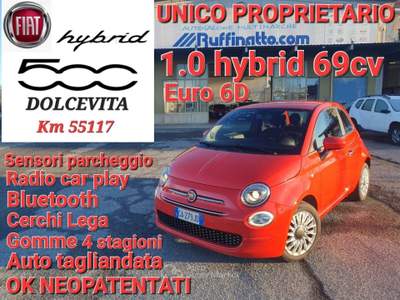Fiat 500 Dolcevita Arancione usata Cumiana