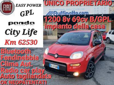 Fiat Panda EasyPower City Life Rosso usata Cumiana