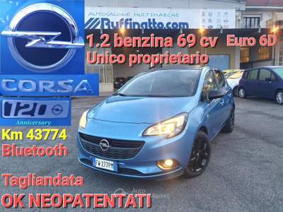 Opel Corsa Opel Corsa 69cv 5 porte ANNIVERSARY Blu/Azzurro usata Cumiana