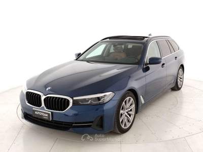 BMW Serie 5 530d Serie 5 530d touring mhev 48v xdrive auto Blu/Azzurro usata Rovigo
