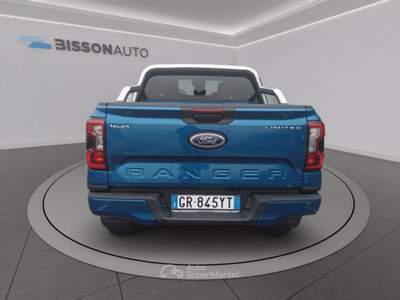 Ford Ranger 2.0 ecoblue doppia cabina limited awd 205cv auto Blu/Azzurro usata Grumolo delle Abbadesse