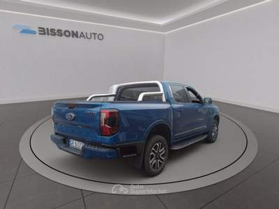 Ford Ranger 2.0 ecoblue doppia cabina limited awd 205cv auto Blu/Azzurro usata Grumolo delle Abbadesse
