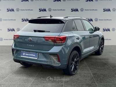 Volkswagen T-Roc 2.0 Tdi 150CV DSG R-Line - BLACK PACK Blu/Azzurro usata Ravenna