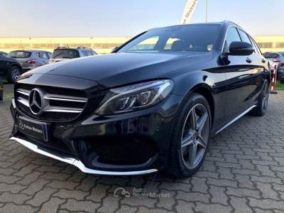 Mercedes-Benz Classe C d S.W. 4Matic Automatic Premium AMG UNIPRO Nero usata Liscate