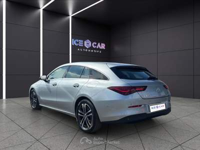Mercedes-Benz CLA Cla 180 d automatic shooting brake advanced Argento usata Roma