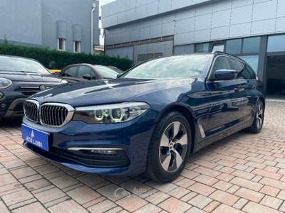 BMW Serie 5 530d Futura d Touring mhev 48V Business auto Blu/Azzurro usata Sarego