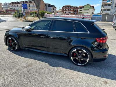 Audi RS 3 RS3 SPB QUATTRO 2.5cc TFSI BENZINA TURBO S-TRONIC 400CV EURO6B Nero usata giugliano in campania