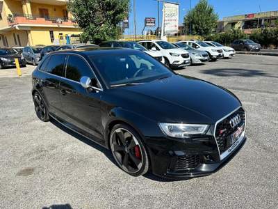 Audi RS 3 RS3 SPB QUATTRO 2.5cc TFSI BENZINA TURBO S-TRONIC 400CV EURO6B Nero usata giugliano in campania