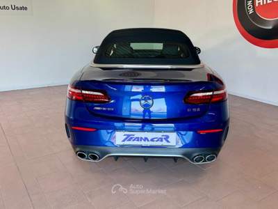 Mercedes-Benz Classe E E53 4Matic+ EQ-Boost Cabrio AMG Unicop.FULL Option Blu/Azzurro usata Crocetta del Montello