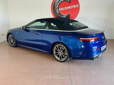Mercedes-Benz Classe E E53 4Matic+ EQ-Boost Cabrio AMG Unicop.FULL Option Blu/Azzurro usata Crocetta del Montello