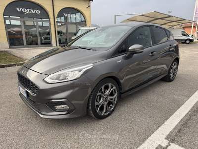 Ford Fiesta St-Line 1.0 EcoBoost 100CV 5p. S&S + Retro-Camera e BLIS Grigio usata Crocetta del Montello
