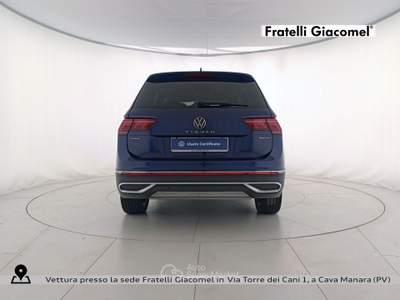 Volkswagen Tiguan allspace 2.0 tdi elegance 4motion 150cv 7p.ti dsg Blu/Azzurro usata Cava Manara