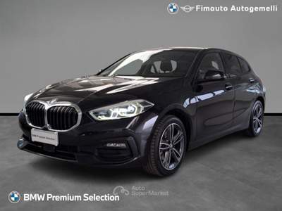 BMW Serie 1 116d d 5p. Sport Line Aut. Nero usata Bussolengo