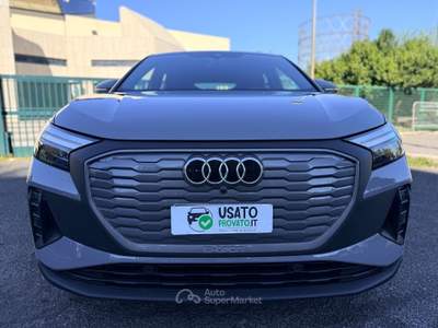 Audi Q4 35 Sportback e-tron 170cv Autonomia 350km Grigio usata Roma