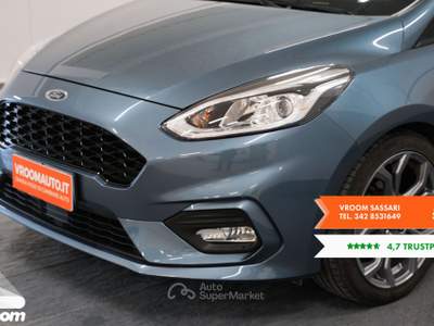 Ford Fiesta Fiesta 1.0 Ecoboost Hybrid 125 CV 5 porte ST-Line Blu/Azzurro usata Chilivani