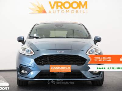 Ford Fiesta Fiesta 1.0 Ecoboost Hybrid 125 CV 5 porte ST-Line Blu/Azzurro usata Chilivani