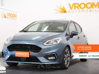 Ford Fiesta Fiesta 1.0 Ecoboost Hybrid 125 CV 5 porte ST-Line Blu/Azzurro usata Chilivani