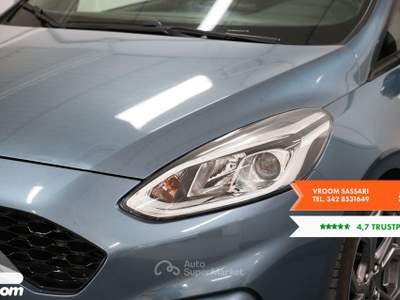 Ford Fiesta Fiesta 1.0 Ecoboost Hybrid 125 CV 5 porte ST-Line Blu/Azzurro usata Chilivani