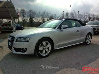 Audi A5 CABRIO SOLO 110.000 KM Argento usata Mogliano Veneto