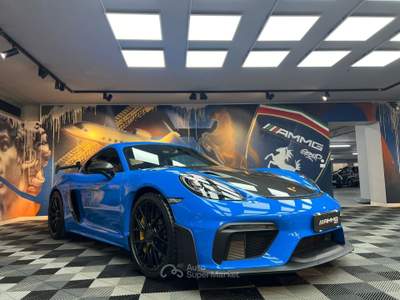 Porsche Cayman 718 Spyder 4.0 GT4 RS pdk WEISSACH RS PACK (718) Blu/Azzurro usata Calenzano