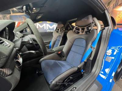 Porsche Cayman 718 Spyder 4.0 GT4 RS pdk WEISSACH RS PACK (718) Blu/Azzurro usata Calenzano