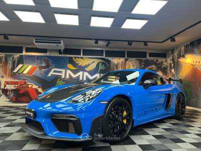 Porsche Cayman 718 Spyder 4.0 GT4 RS pdk WEISSACH RS PACK (718) Blu/Azzurro usata Calenzano