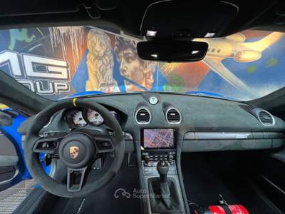 Porsche Cayman 718 Spyder 4.0 GT4 RS pdk WEISSACH RS PACK (718) Blu/Azzurro usata Calenzano