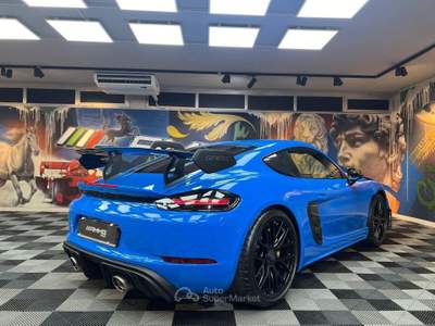 Porsche Cayman 718 Spyder 4.0 GT4 RS pdk WEISSACH RS PACK (718) Blu/Azzurro usata Calenzano