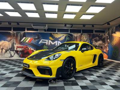 Porsche Cayman 718 Spyder 4.0 GT4 RS pdk WEISSACH RS PACK (718) Giallo usata Calenzano