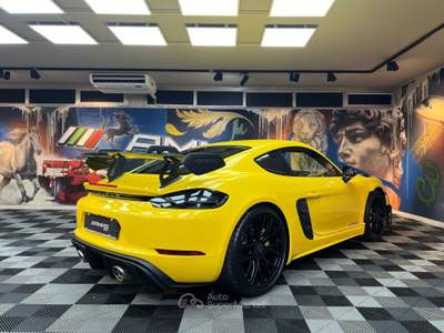 Porsche Cayman 718 Spyder 4.0 GT4 RS pdk WEISSACH RS PACK (718) Giallo usata Calenzano