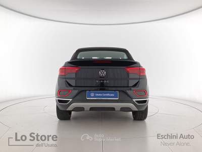 Volkswagen T-Roc cabriolet 1.5 tsi style dsg Nero usata Pisa
