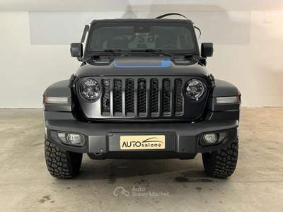 Jeep Wrangler 2.0 atx phev Rubicon 4xe auto 380 cv *SOLO 10.000 KM* Nero usata Dogana