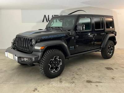 Jeep Wrangler 2.0 atx phev Rubicon 4xe auto 380 cv *SOLO 10.000 KM* Nero usata Dogana