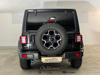 Jeep Wrangler 2.0 atx phev Rubicon 4xe auto 380 cv *SOLO 10.000 KM* Nero usata Dogana