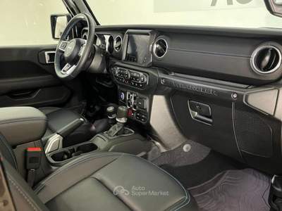 Jeep Wrangler 2.0 atx phev Rubicon 4xe auto 380 cv *SOLO 10.000 KM* Nero usata Dogana