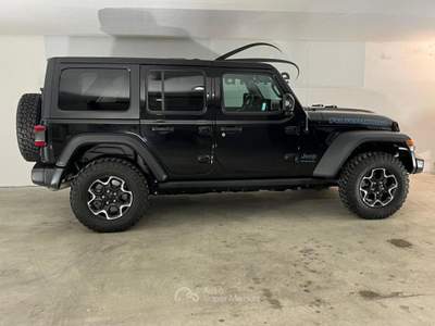 Jeep Wrangler 2.0 atx phev Rubicon 4xe auto 380 cv *SOLO 10.000 KM* Nero usata Dogana