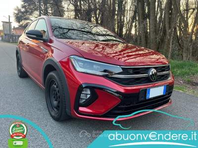 Volkswagen Taigo 1.5 TSI ACT 150 CV DSG R-Line UNICO PROPRIETARIO Rosso usata Corbetta