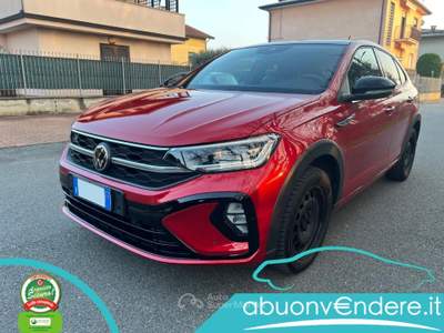 Volkswagen Taigo 1.5 TSI ACT 150 CV DSG R-Line UNICO PROPRIETARIO Rosso usata Corbetta