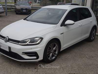 Volkswagen Golf 5p 1.6 tdi Sport RLINE R LINE 115cv dsg Bianco usata Gorlago