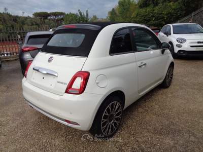 Fiat 500 1000 HYBRID 70 CV CARPLAY CLIMAUTO PDC "16 ITALIA Bianco usata Roma