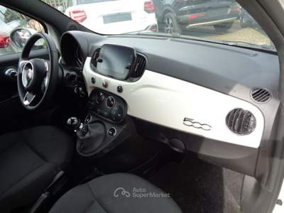 Fiat 500 1000 HYBRID 70 CV CARPLAY CLIMAUTO PDC "16 ITALIA Bianco usata Roma